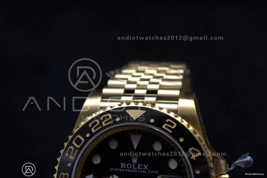 Best on GMT GRNR YG Dial Master Edition 928 126718 Versatile Jubilee Clean II CHS 1:1 Bracelet DD3285 Black 1029